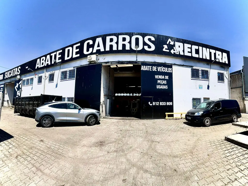 Centro autorizado de abate de veículos da Recintra na Moita